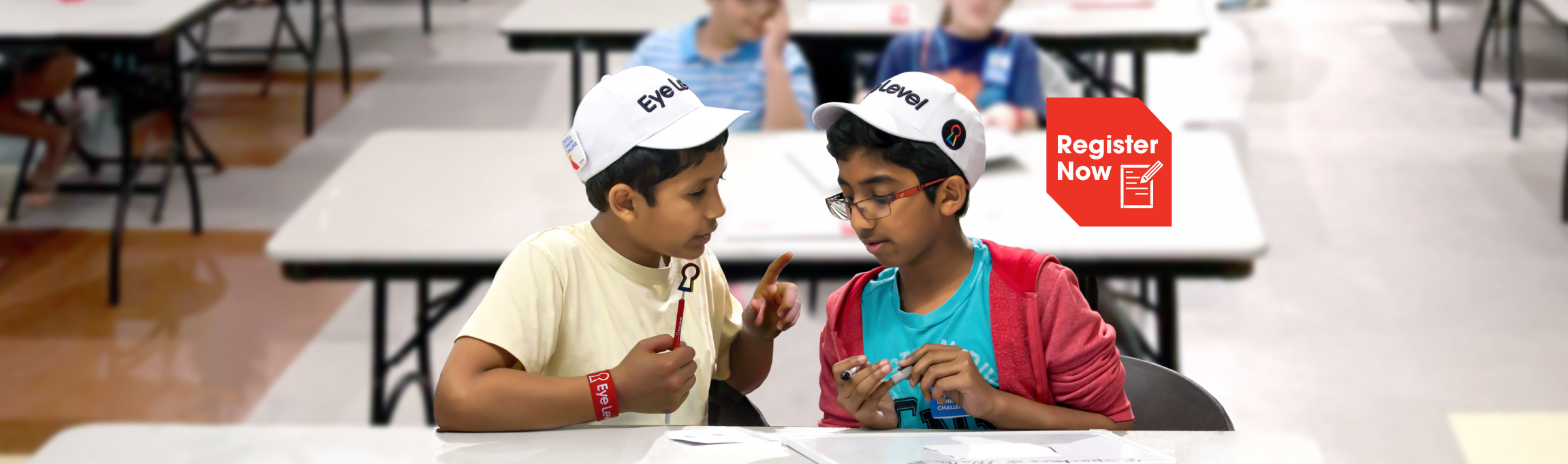 Eye level on air image